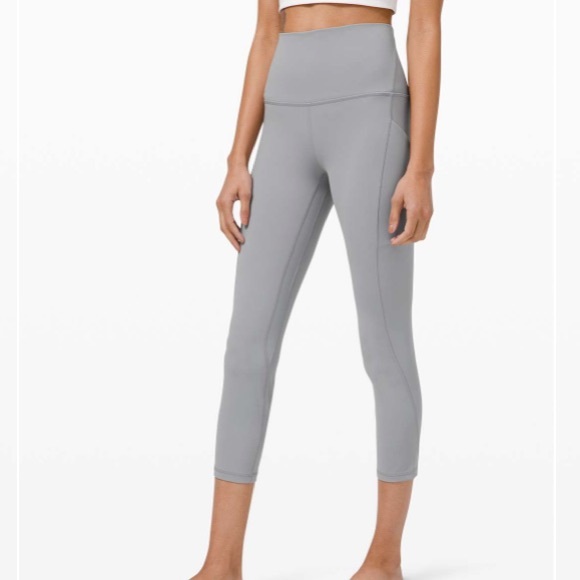 Lululemon Align Pockets 23” Rhino Grey 4 - Picture 2 of 9